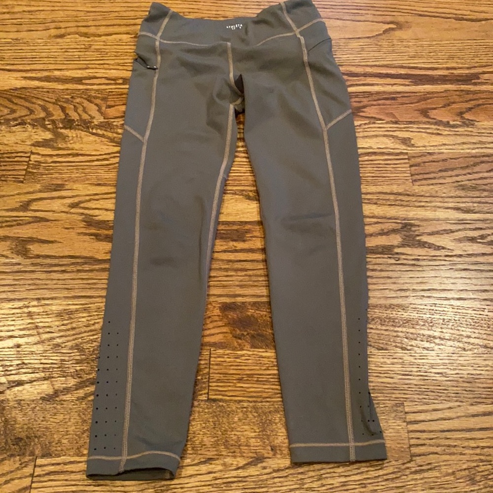 Athleta Girl Gray Leggings size 8/10